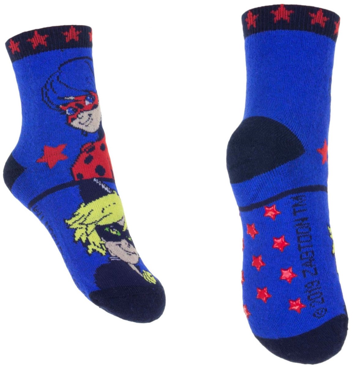 Miraculous ladybug - Badstof Antislip - sokken - maat 27-30