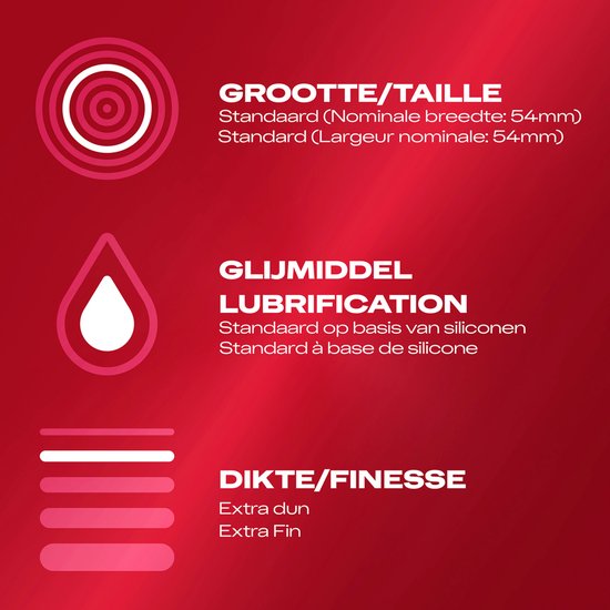 Durex - Condooms Thin Feel Extra Dun 10 st.