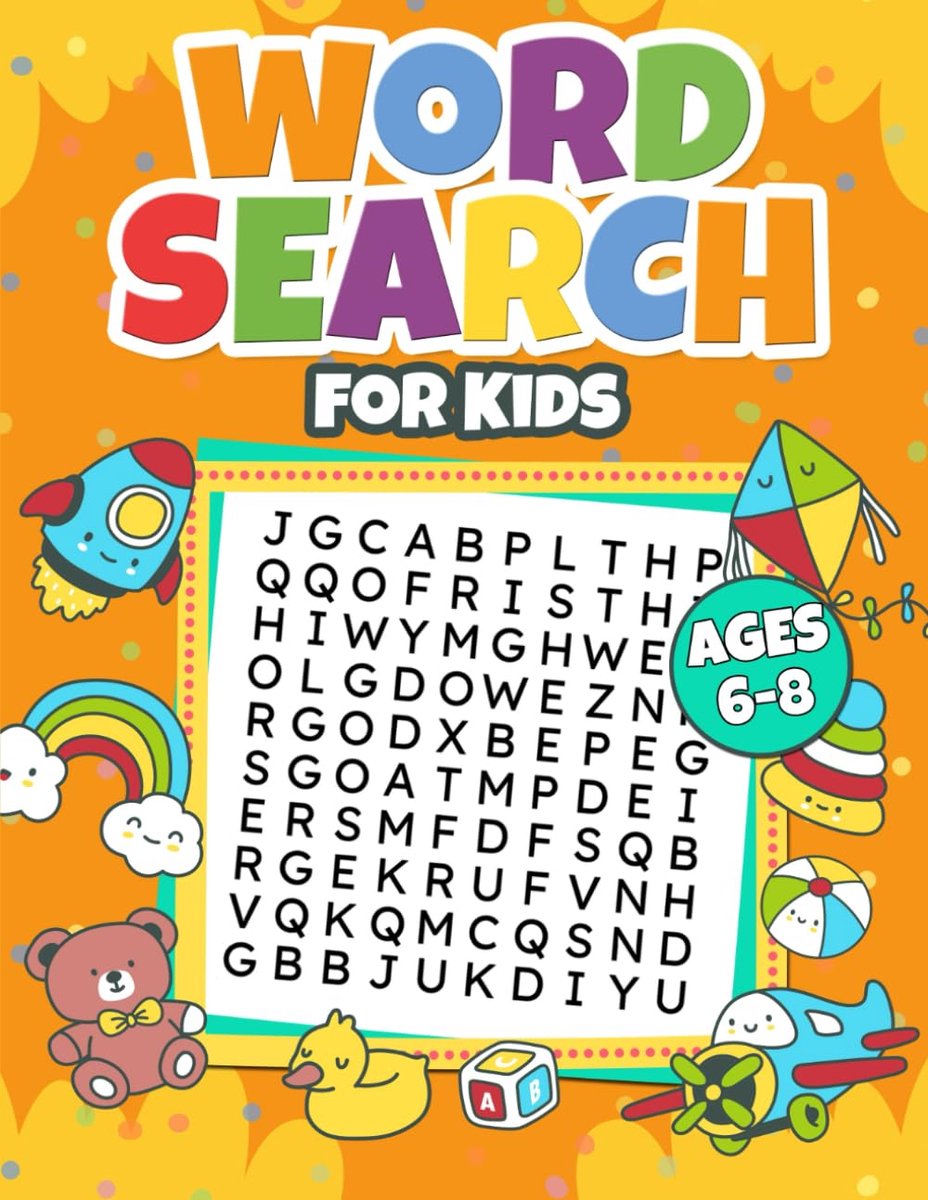 Woordzoeker Puzzelboek voor Kinderen 6-8 Jaar: 900 Educatieve en Leuke Zoekpuzzels