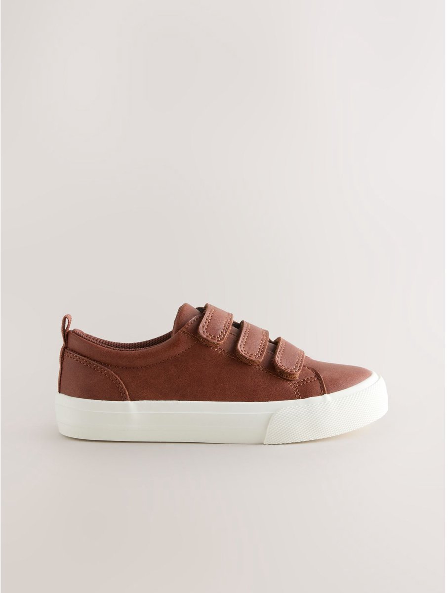 Next - Jongens - Nette sneakers met klittenbandsluiting - Bruin