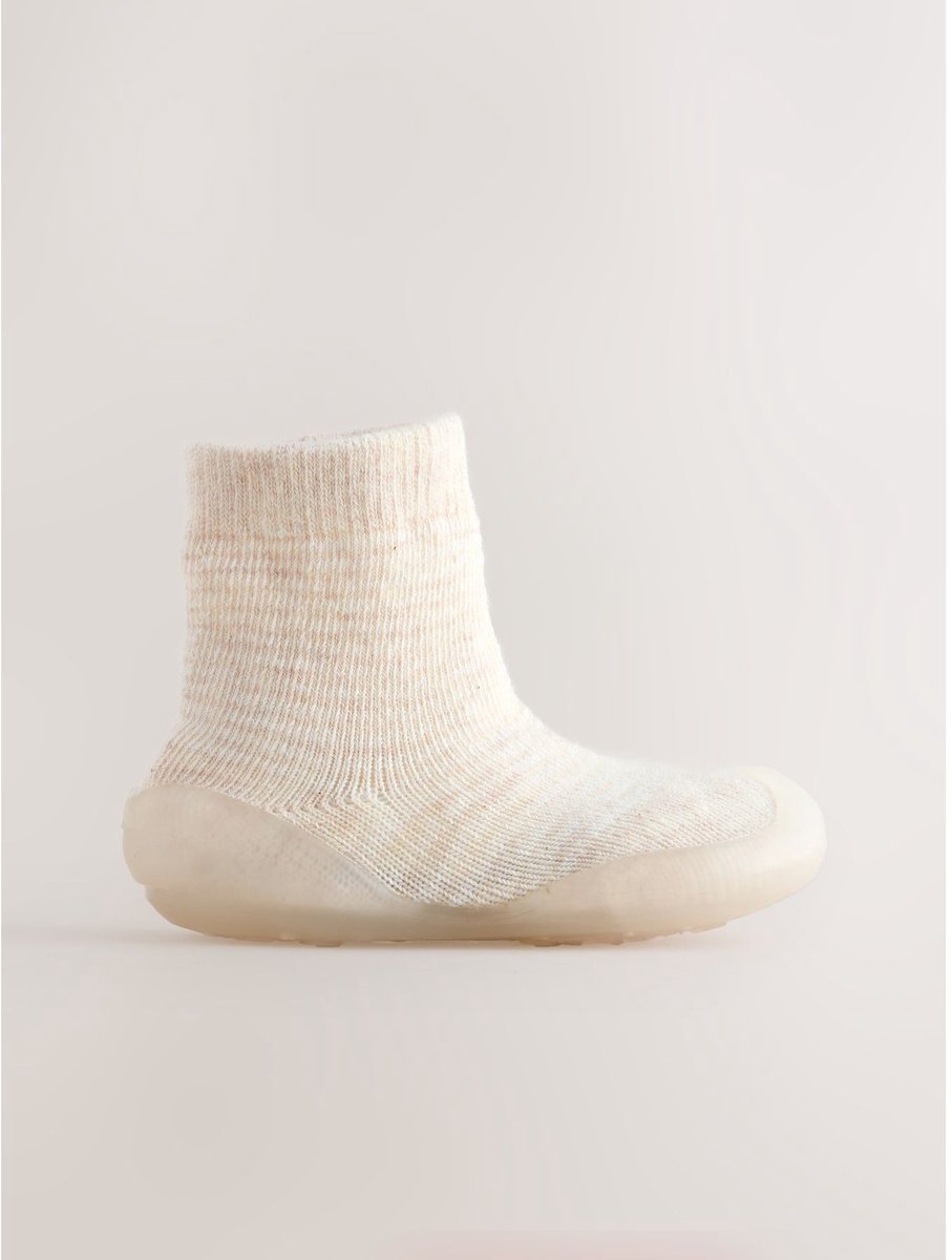 Next - Meisjes - Babysokschoenen - Crème