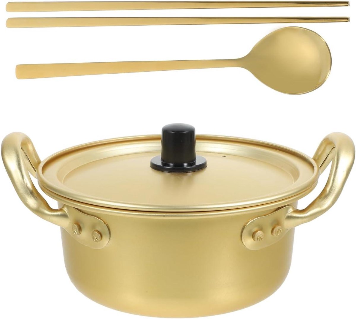 Instant pastaset voor Koreaanse ramen - inclusief melkpan en verwarmingspan