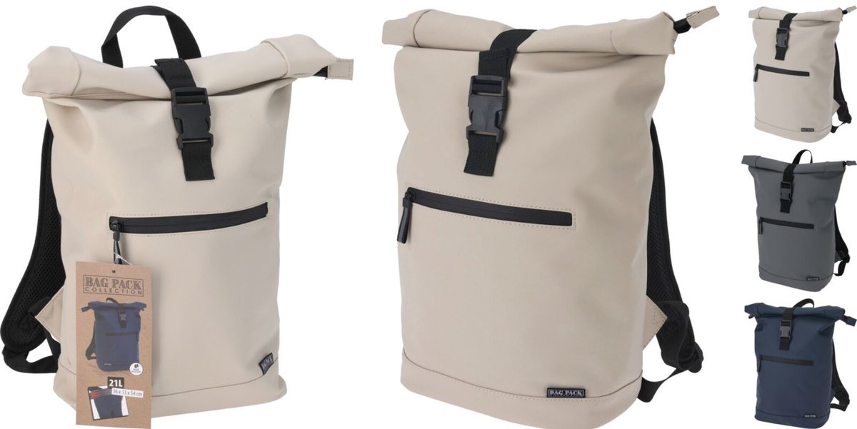 OttoSimon rugzak neopreen 21 liter multicolor voor kinderen.
