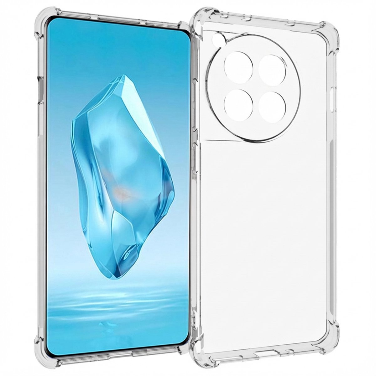 imoshion Hoesje - Geschikt voor OnePlus 12R - Shockproof Case - Transparant