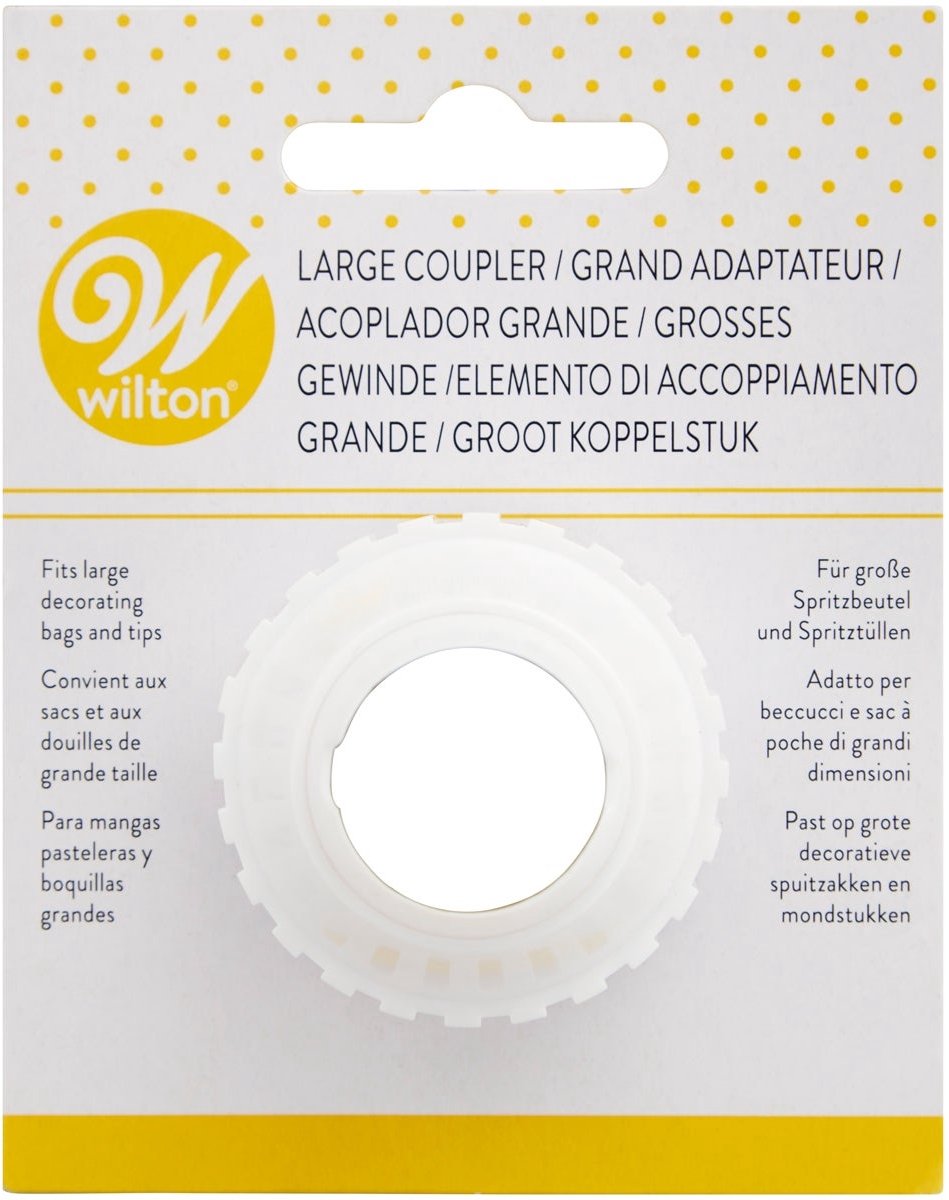 Wilton Grote Adapter/Coupler - voor Wilton Spuitmondjes - Taart decoratie