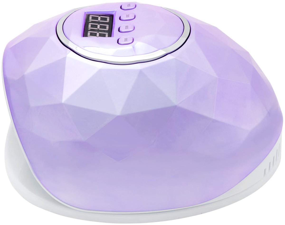 UV LED lamp Shiny 86W – Professionele nagellamp met sensor en lage warmtestand – Paars parelmoer