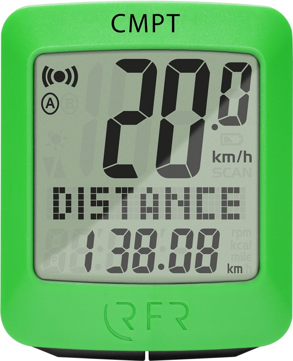 RFR Fietscomputer CYCLE COMPUTER CMPT GREEN