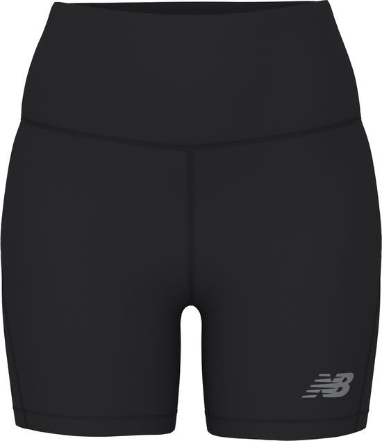 New Balance Sport Fitted Short 5" Dames Sportbroek - BLACK