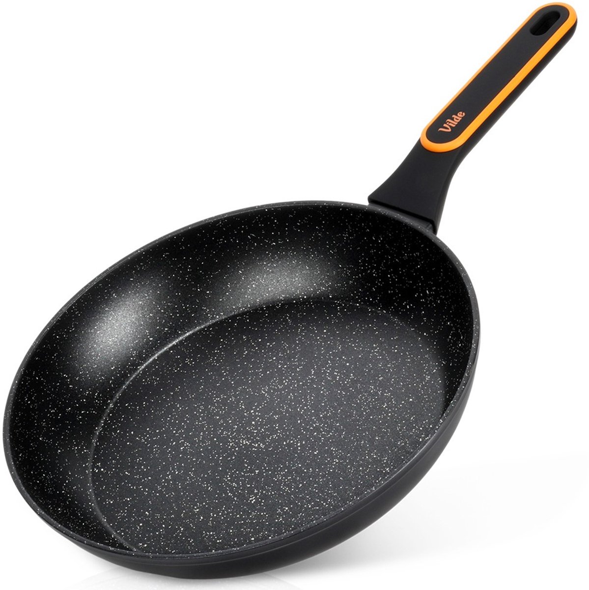 Koekenpan Graniet 28 cm - Multifunctionele Pan voor Vlees - Groenten