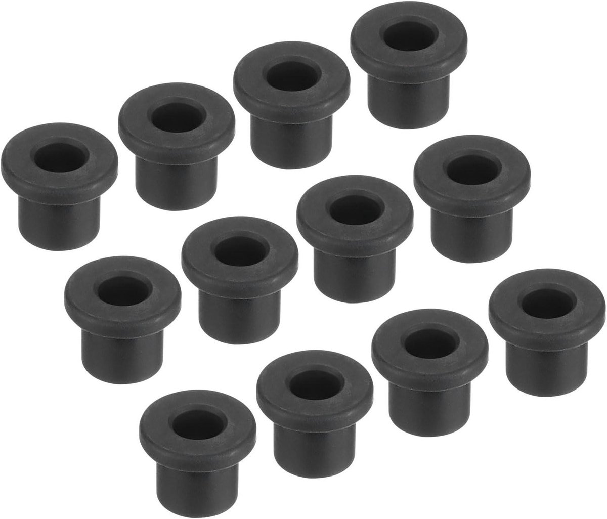 MK Stoer -Rubberen T-vormige afdichting montage 30 stuks - Kabeldoorvoeringen - Flexibel - Zwart - Bescherming - Rubber - Geschikt voor - Kabelbuis - Diameter 10 mm - ID 7 mm - H 11 mm
