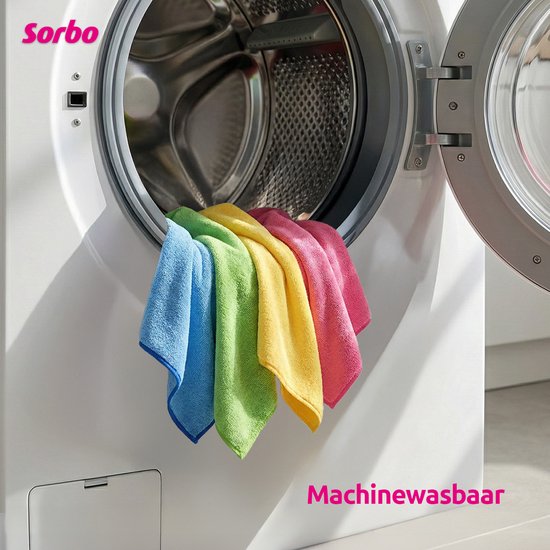 Tissu microfibre Sorbo - 6 pièces - Assorti