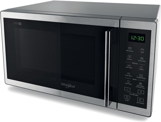 Whirlpool vrijstaande magnetron: kleur rvs - MWP 253 SX