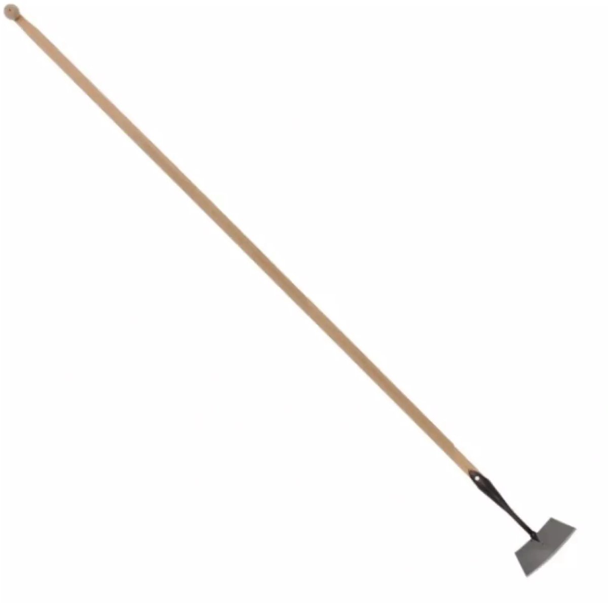 Hendrik Jan Topshoffel 16 cm van gesmeed staal, steel 170 cm met hilt, voor borders en lichte grond