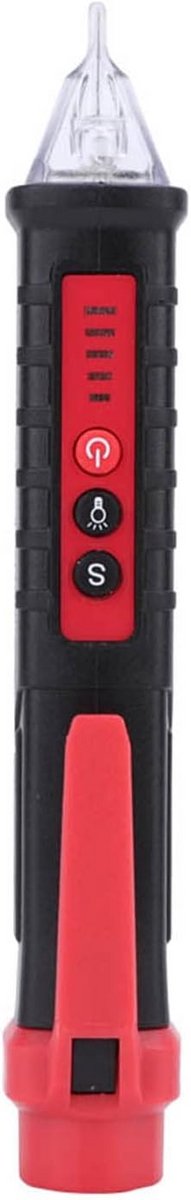 Contactloze Voltage Testpen 48-1000V 12-1000V - Veilige Elektrische Voltage Detector - LED-verlichting - Geluid- en Lichtalarm - CE CAT. III 1000V/CAT. IV 600V - Voor Huishoudelijk en Industrieel Gebruik
