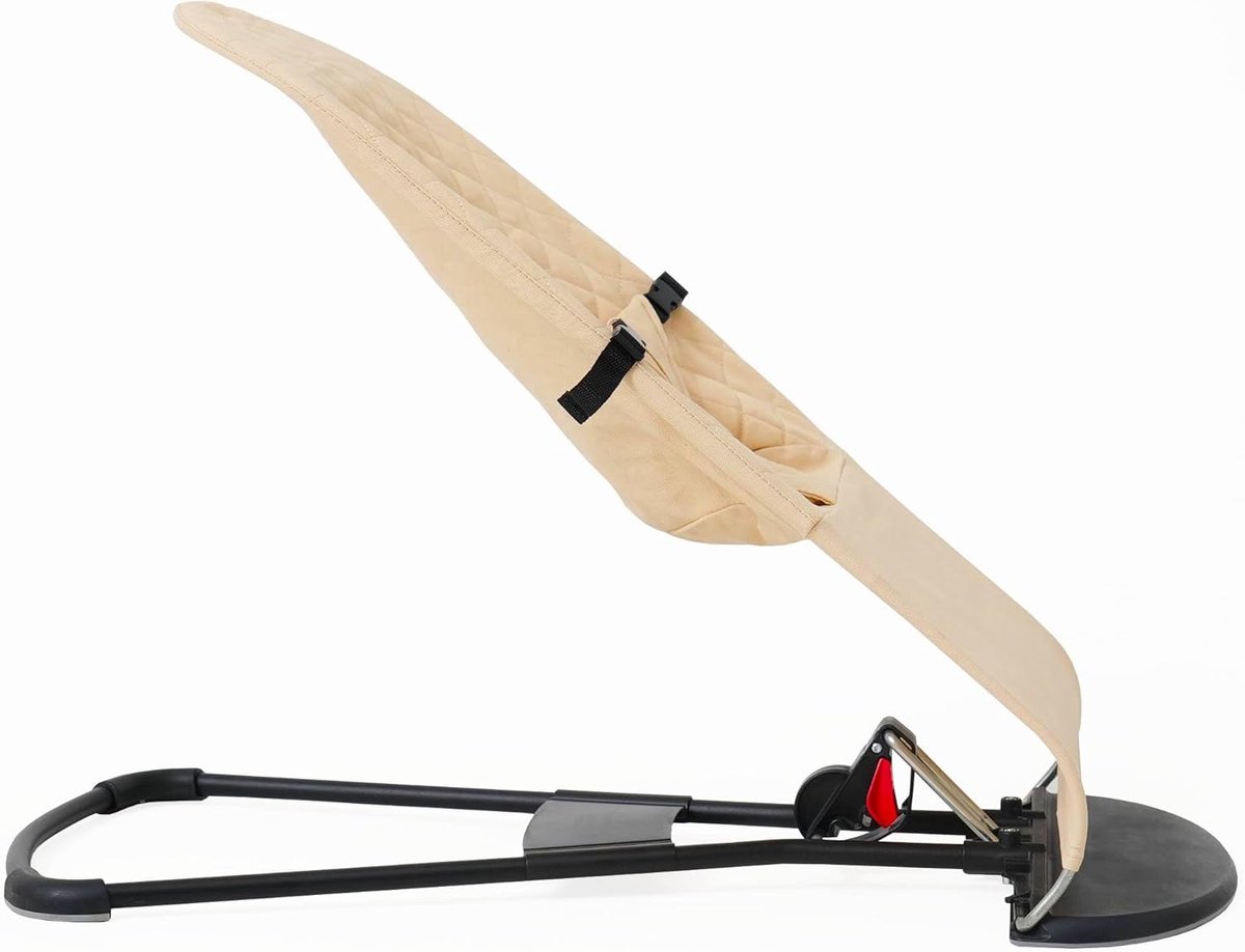 Hoes voor Babywipstoel - Gewatteerd & Hypoallergeen Katoen - Compatibel met BabyBjörn Babysitter Balance, Soft & Bliss - Ergonomische Pasvorm - Beige – foto 2