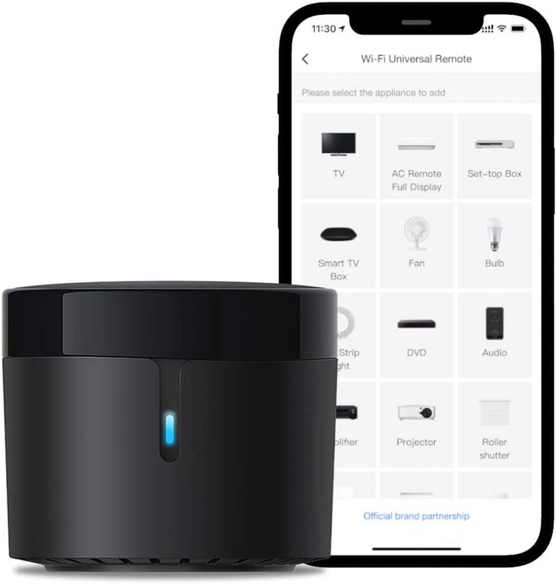 Universele Wifi Afstandsbediening Hub voor IR en RF Apparaten - Smart Home Integratie