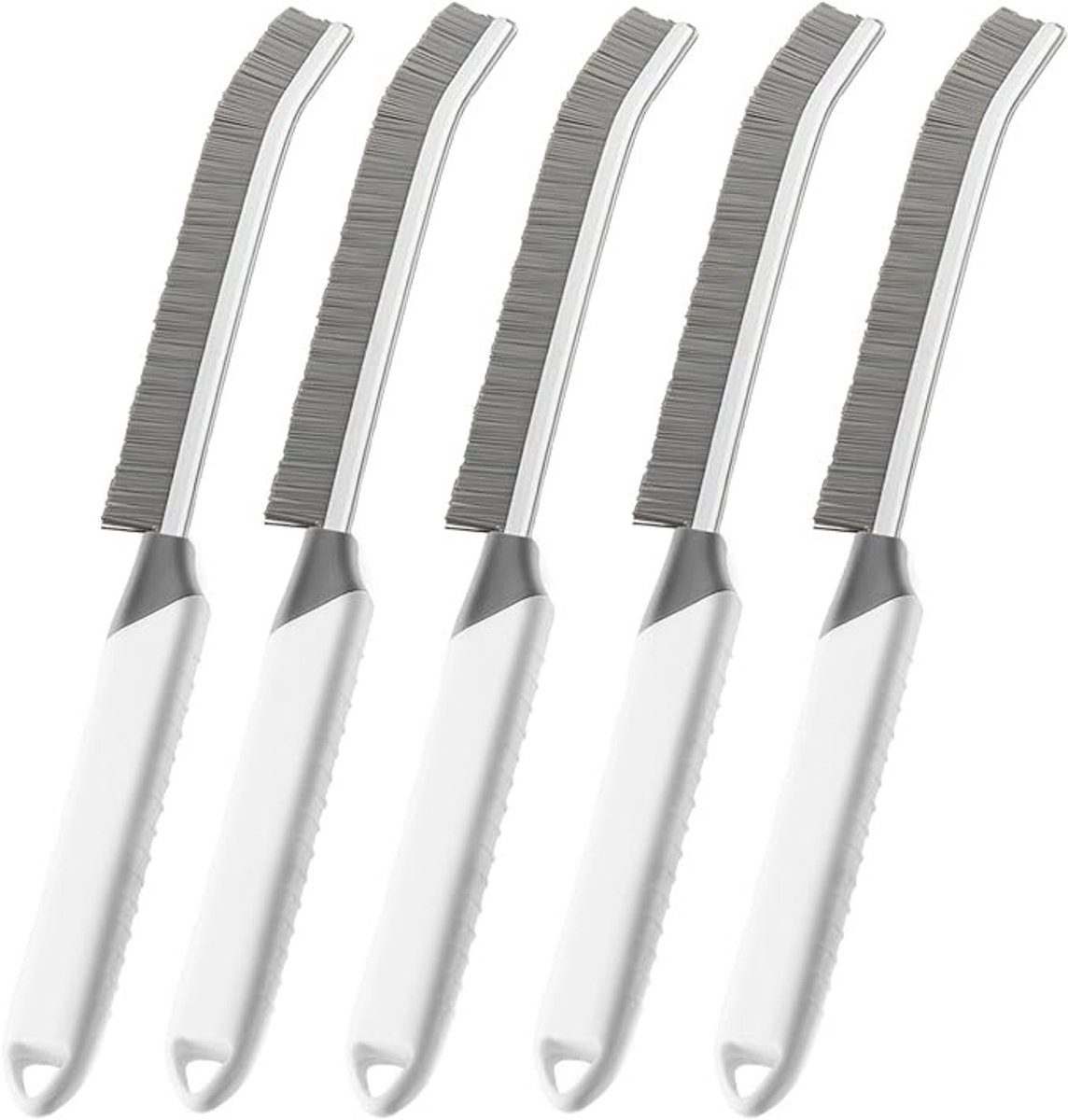 Premium voegenborstel met aluminium handvat voor nauwe ruimtes