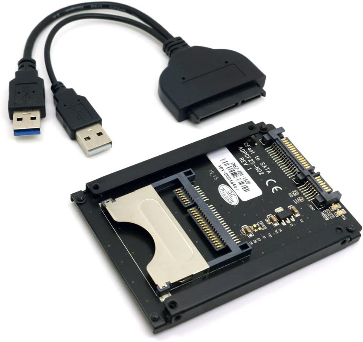 CFast Cardlezer - SSD Adapter - Data Overdracht - Hot Swap Ondersteuning - 2.5 inch Formaat