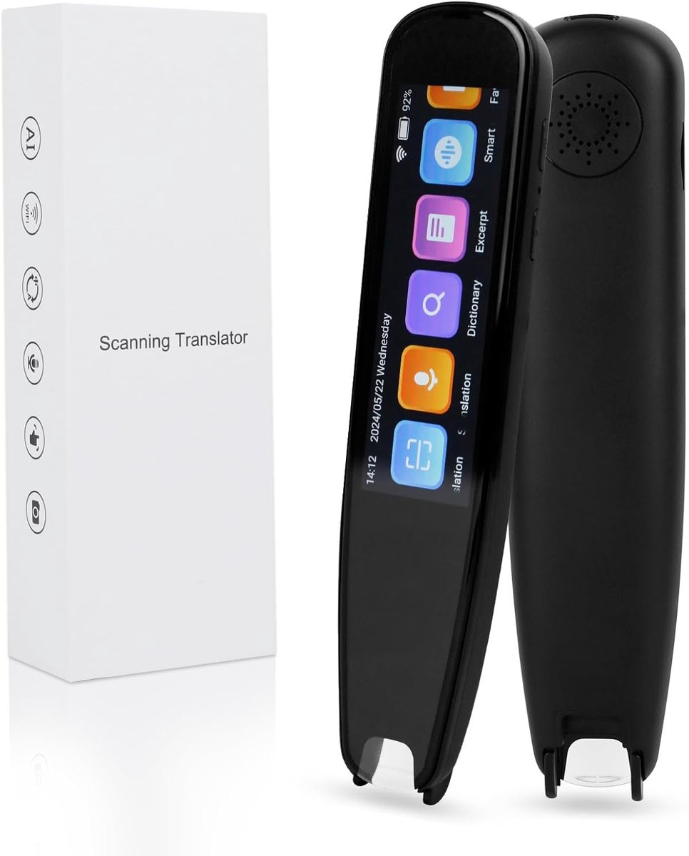 Digitale Scan Pen Vertaler met Touchscreen - 142 Talen Directe Vertaling & Leesondersteuning