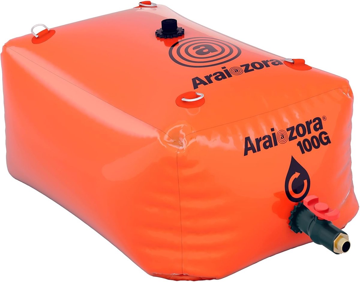 380L vouwbare waterblow tank - flexibel waterreservoir voor tijdelijke opslag