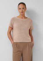 s.Oliver - female - Gebreide trui in relaxte pasvorm met boothals