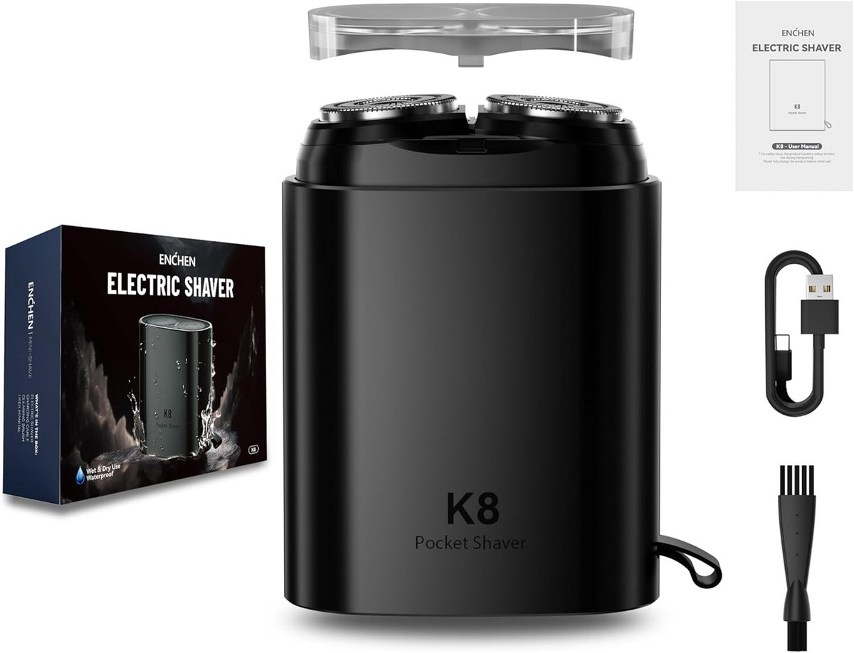 Mini Scheerapparaat - Elektrisch Scheerapparaat - Reizen en Dagelijks - IPX7 Waterdicht - Compact Formaat