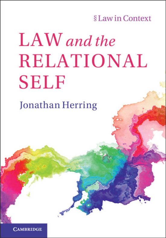 Law and the Relational Self - cover