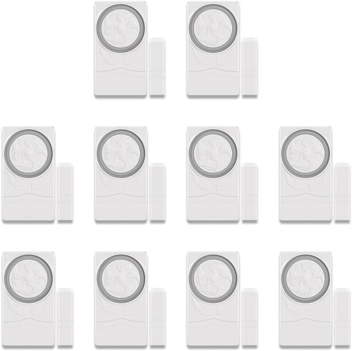 Draadloze Deur- en Raamalarmen - 10 stuks - Magnetische Sensor 110 dB - 4 weringsmodi - DIY installatie - Voor thuis, kantoor, winkel