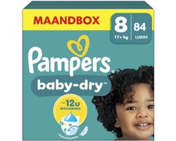 Pampers - Baby Dry - Maat 8 - Maandbox - 84 Stuks - 17+ KG