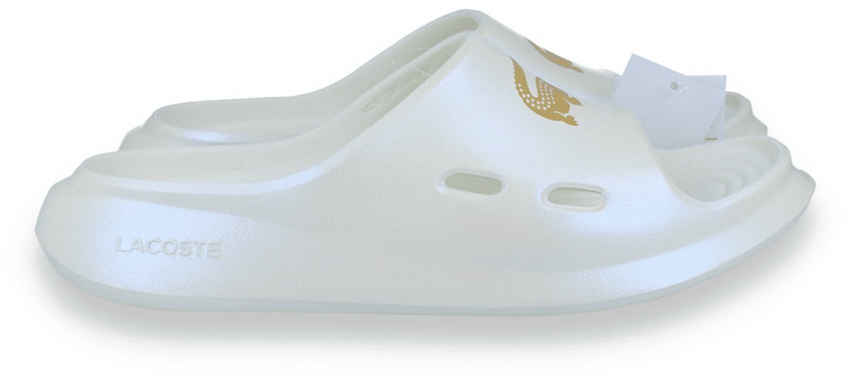 Lacoste Dames Badslipper Meduz Slide Off 5 Wit