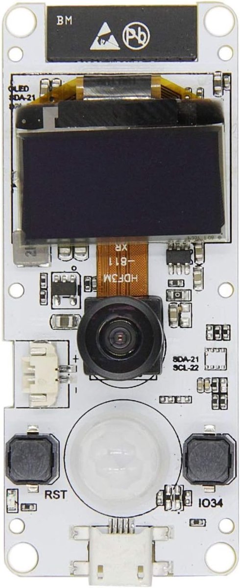 Camera Module - ESP32 Ontwikkelbord - Beveiligingsprojecten - Ingebouwde Wi-Fi Bluetooth - 4MB Flash 8MB PSRAM - Zwart — afbeelding 3