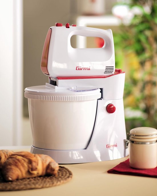 Elektrische Handmixer met Kom, 400W, Zelfdraaiende Garde en 3L Inhoud — afbeelding 3