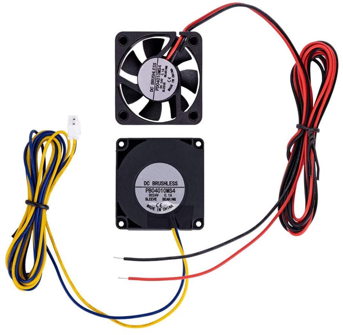Set van 2x 24V Koelventilator 40x40x10mm voor 3D Printer Hotend en Extruder