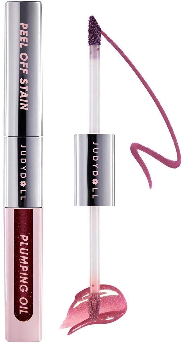 Judydoll Peel Off - Lipgloss - Plumping Lip Oil Duo - 02 Lavender Mist
