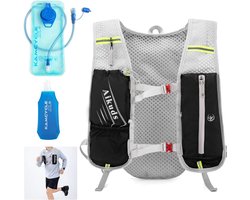 Ultra-light hydra­tie rugzak 2 liter met drinkzak en bidon – geschikt voor hardlopen, wandelen, kamperen en fietsen