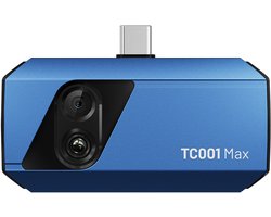 Topdon TC001 MAX - Warmtebeeldcamera - 512x384 IR Resolutie - Geschikt voor IOS/Android/Windows - USB-C Aansluiting - Dual Camera