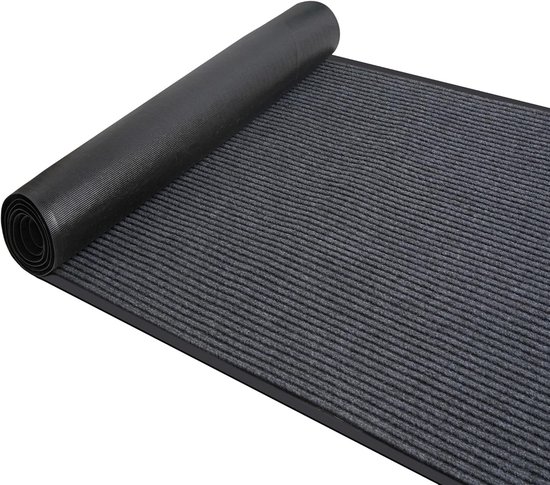 Dubbele Streep PVC Antislip Tapijt | Waterabsorberend & Slijtvast