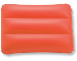 Opblaasbaar Kussen - Strand Kussen - Ontspannen Buiten - Lichtgewicht Compact - 35 x 27 cm - Rood Wit