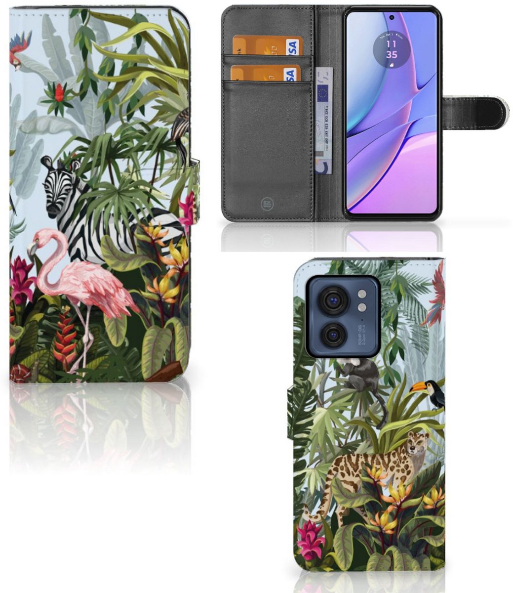 Telefoonhoesje met Pasjes voor Motorola Edge 40 Jungle