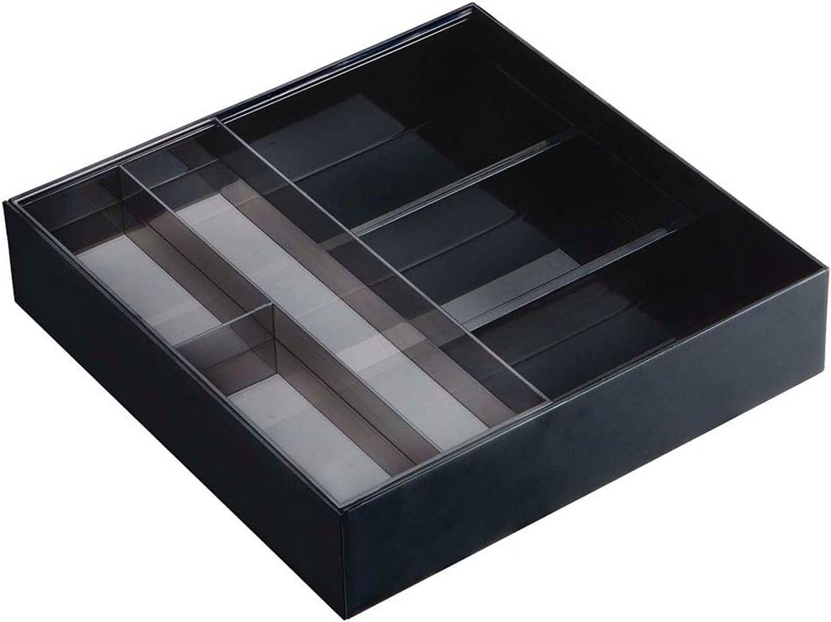 Uitbreidbare bureau-organizer voor lades - zwart - multifunctioneel en ruimtebesparend