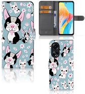 Tenphone Etui Coque pour OPPO A98 5G Portefeuille Chiens