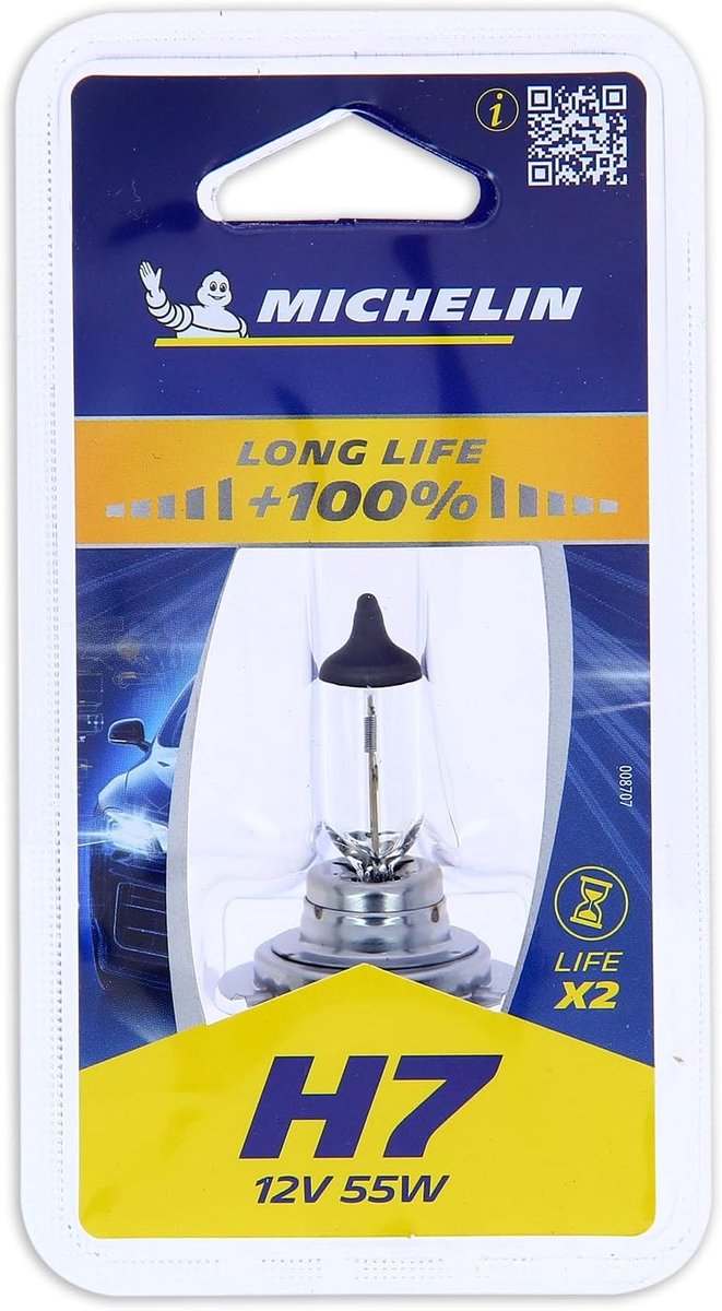 H7 Halogeenlamp 12V 55W voor Dimlicht, Groot Licht en Mistlampen