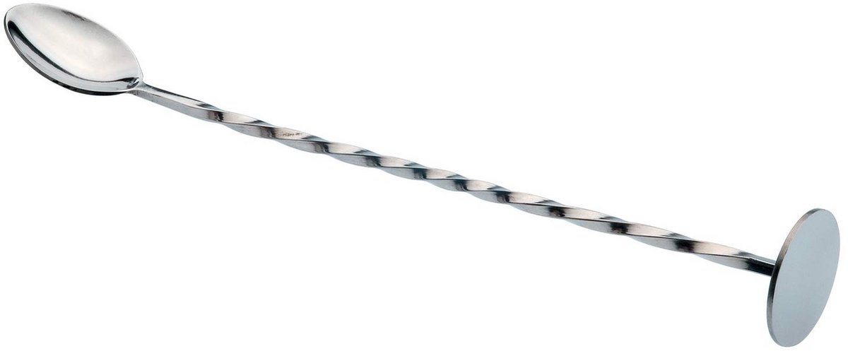 Menglepel Plat Roestvrij Staal 27Cm - Keukenhulpmiddel