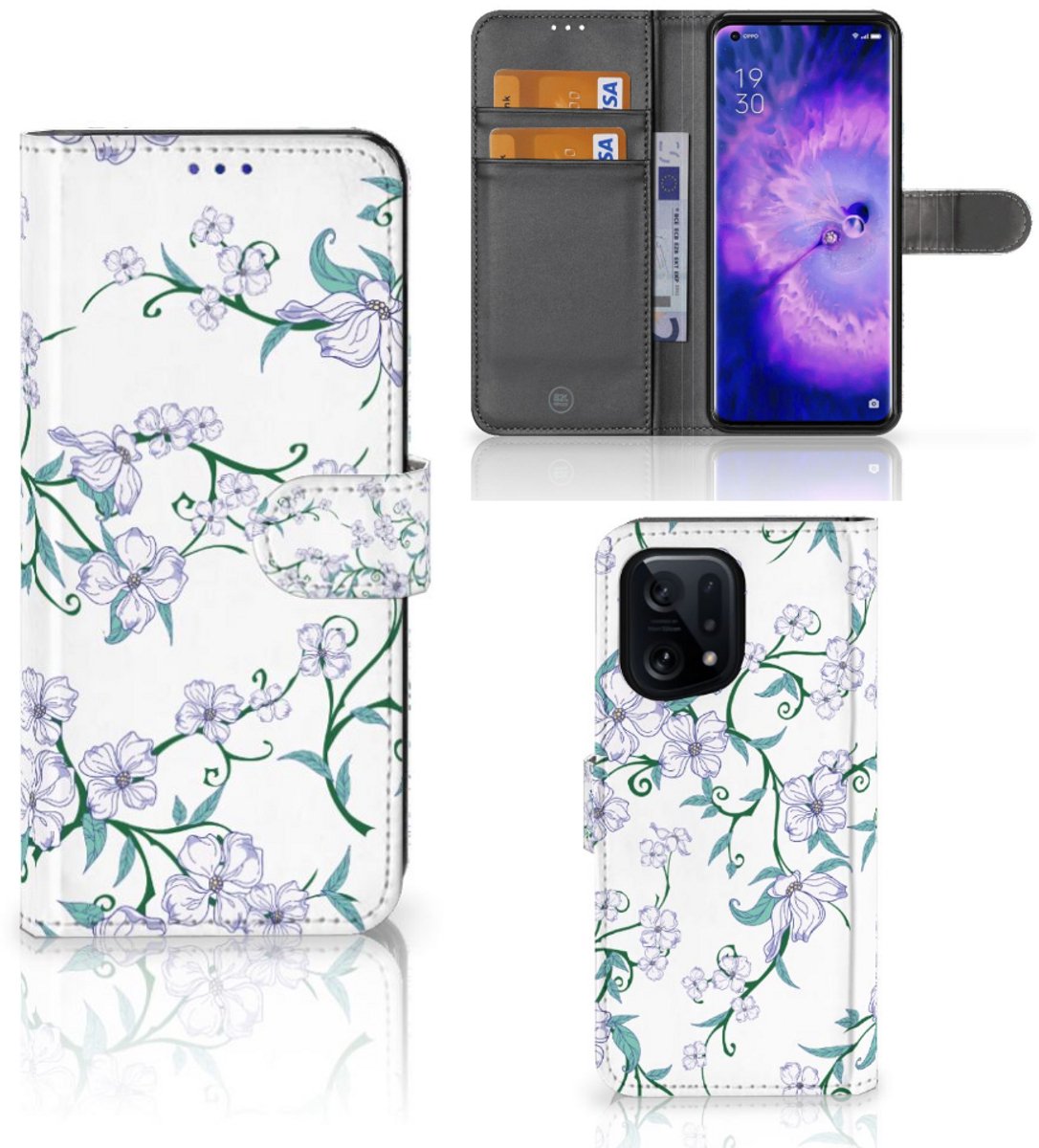 OPPO Find X5 Uniek Hoesje Blossom White