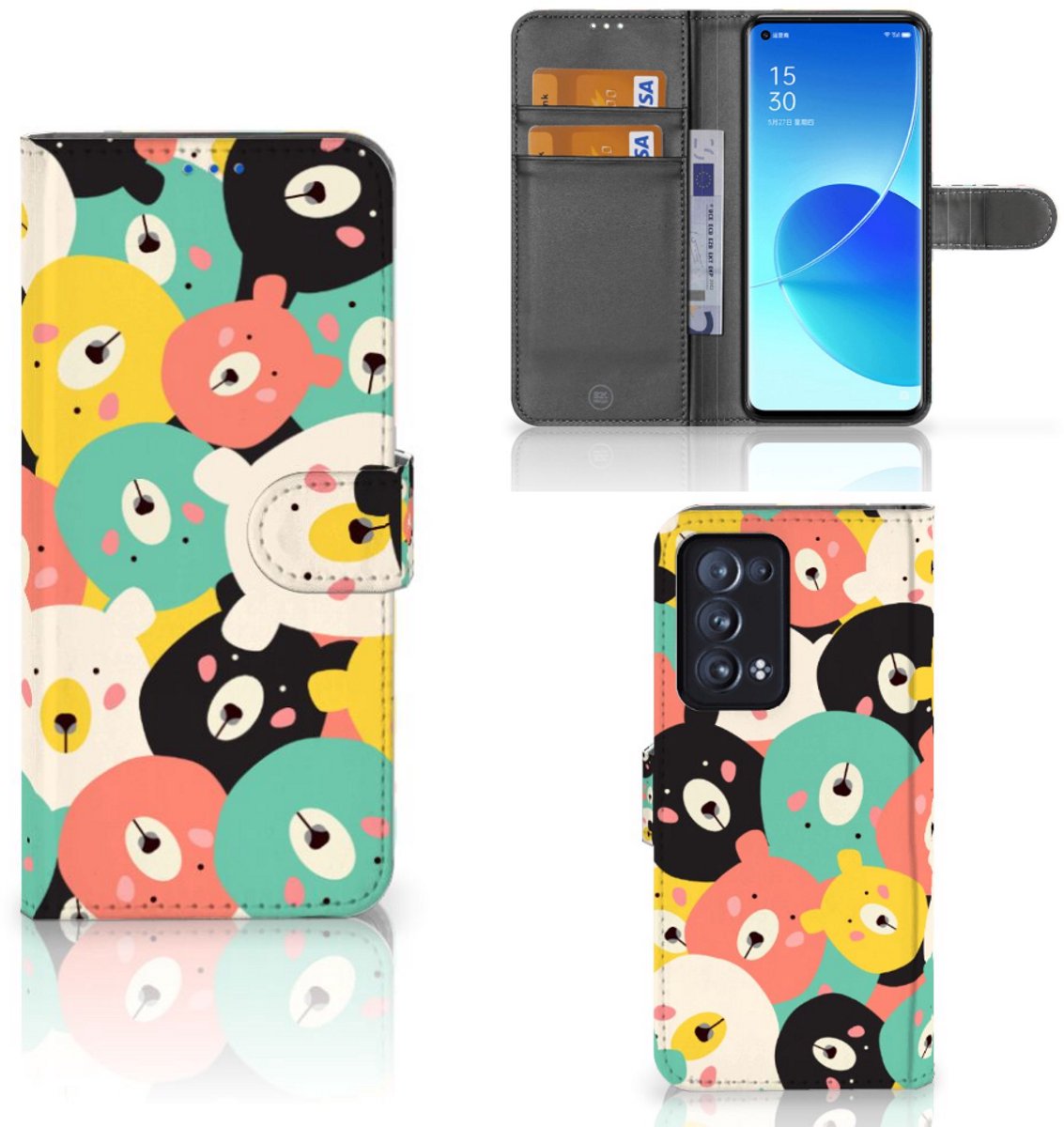OPPO Reno 6 Pro Plus 5G Leuk Hoesje Bears