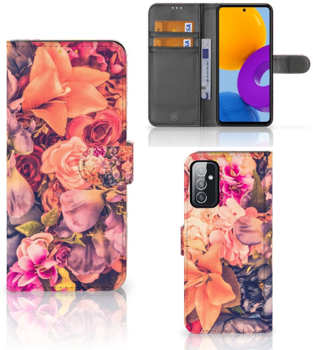 Samsung Galaxy M52 Hoesje Bosje Bloemen