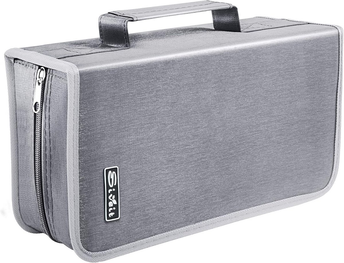 CD/DVD Hoesje met 128 Capaciteit - Organizer voor Auto, Thuis en Reizen