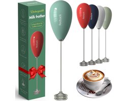 Elektrische Melkopschuimer Handheld USB Oplaadbaar - Draagbare Koffieschuimer voor Thuis en Reizen