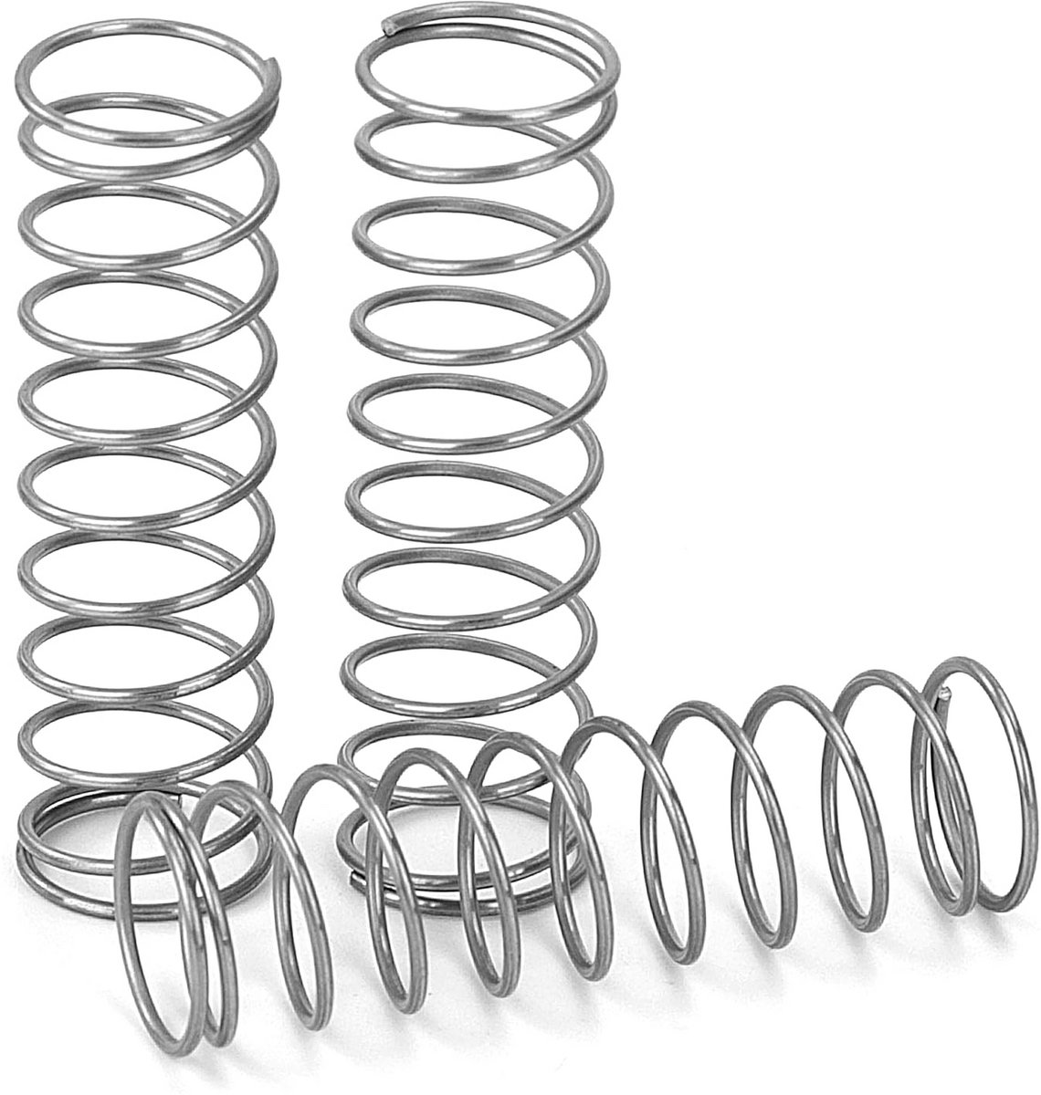 Drukveren Roestvrij Staal - Compressieveren Set - Apparaten Reparatie - Hoge Elasticiteit - 10 stuks 40mm - Zilverkleurig