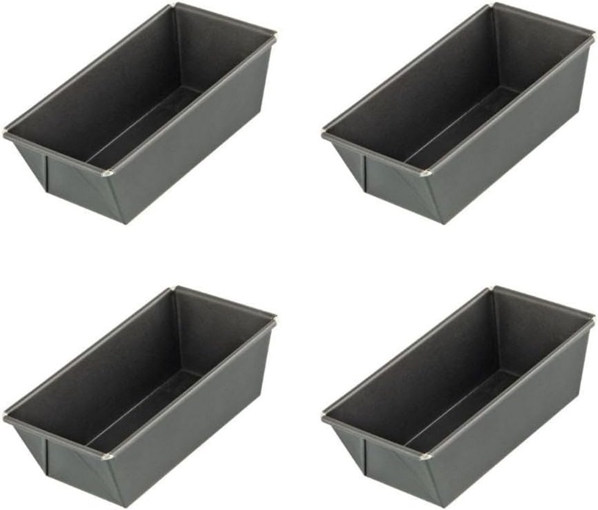 Set van 4 mini cakevormen 16 cm - Taartvorm voor cake en brioche